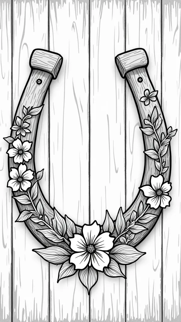 coloring pages horseshoe